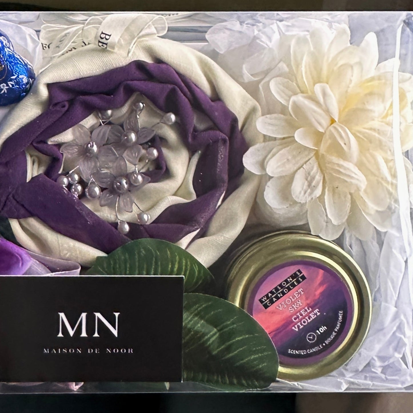 Hijab Gift Box - Chiffon - Set of 3 - Deep