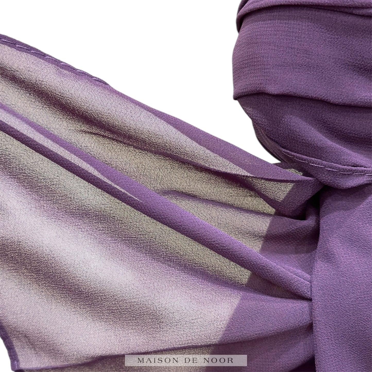 Chiffon Scarf - Deep Purple