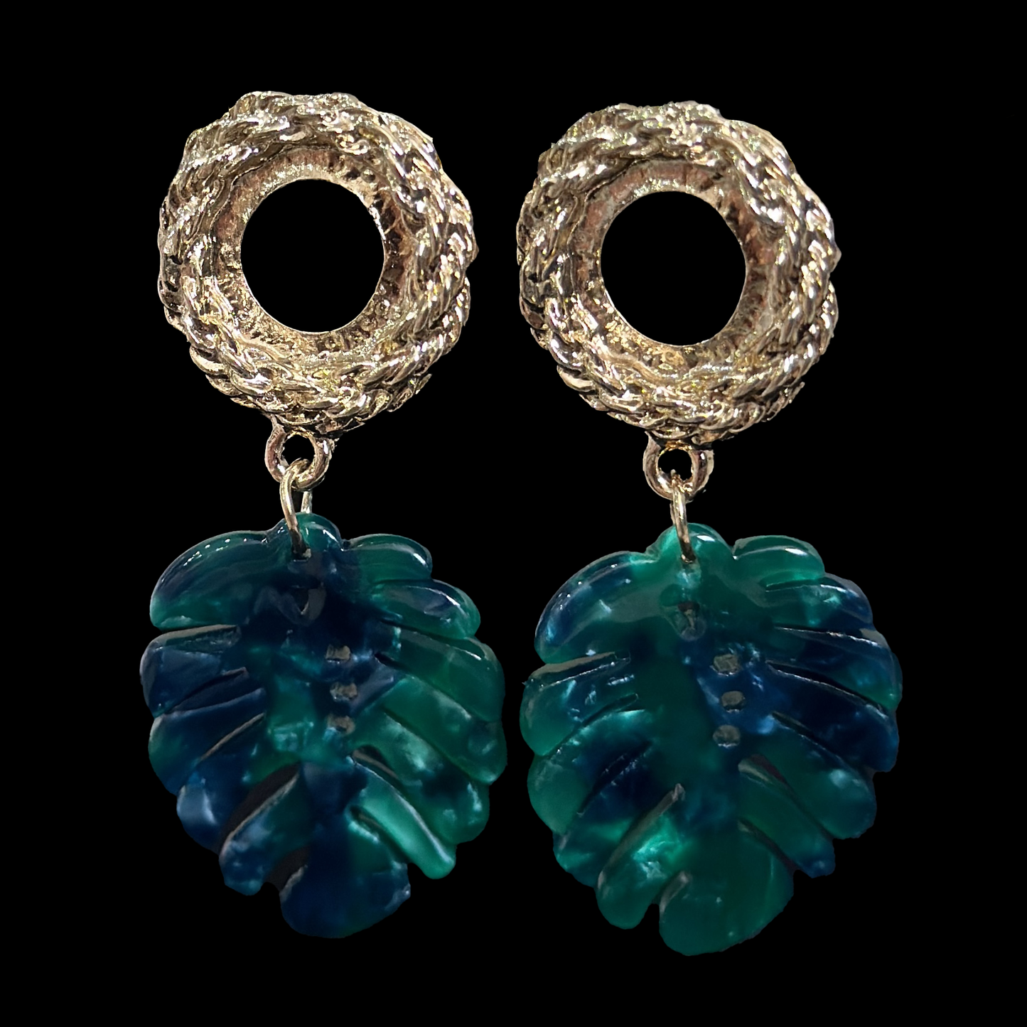 Golden Palm Earrings - FINAL SALE
