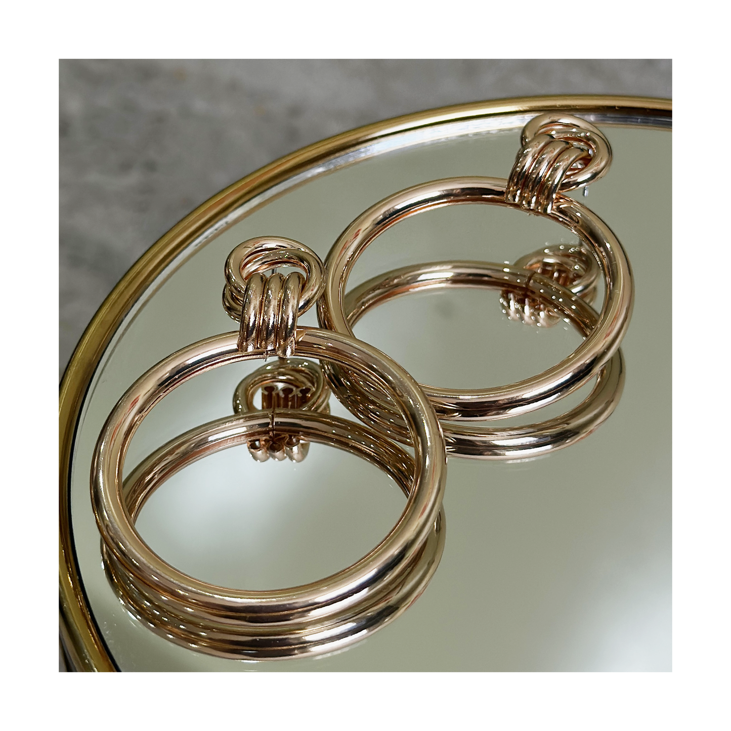 Tangled Elegance Triple Rope Knot Earrings - FINAL SALE