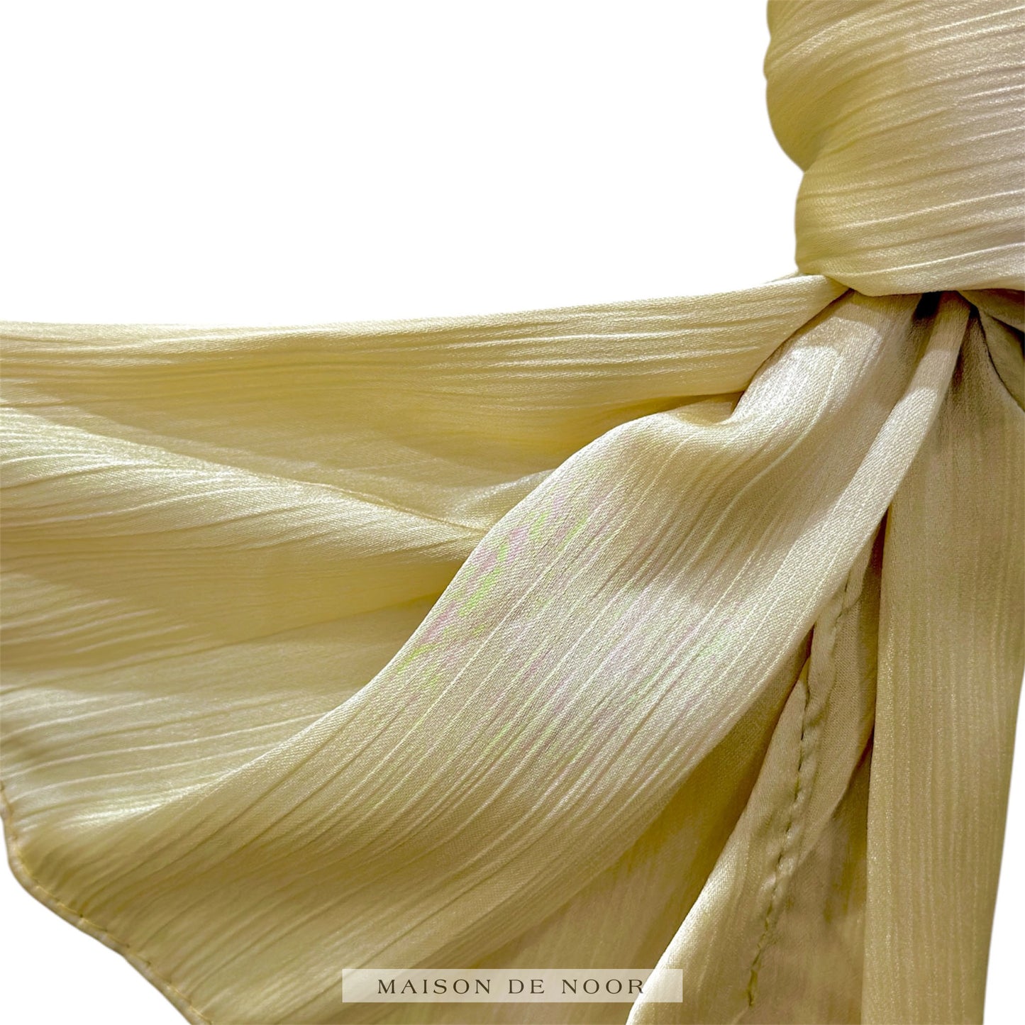 Soft Satin Scarf - Yellow Gold