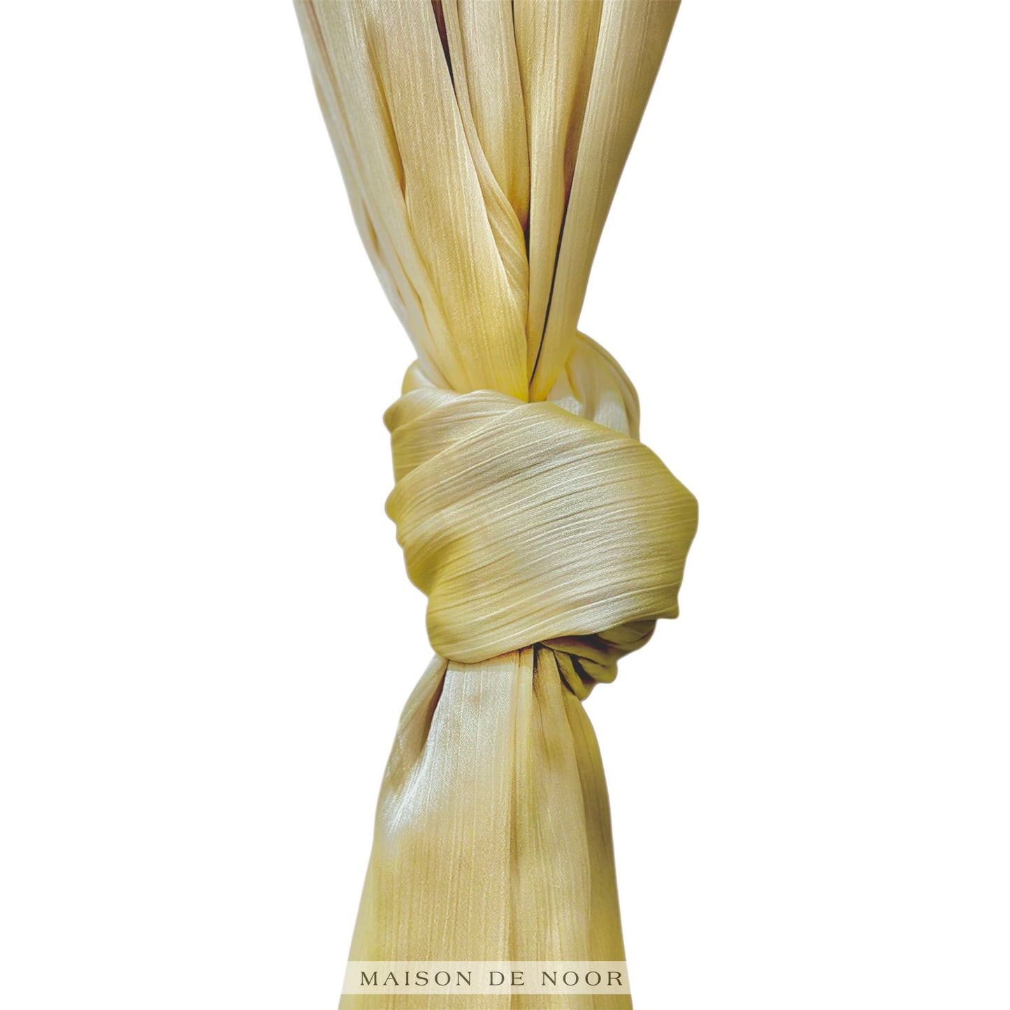 Soft Satin Scarf - Yellow Gold