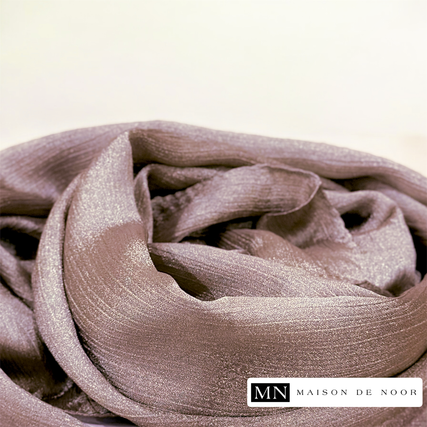 Thin Satin Scarf - Spanish Rose