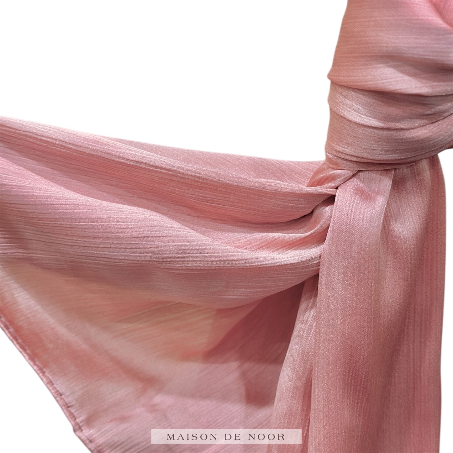 Soft Satin Scarf - Sea Pink