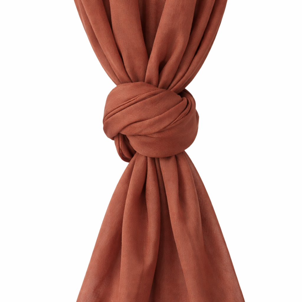 Modal Hijab - Deep Reddish Orange