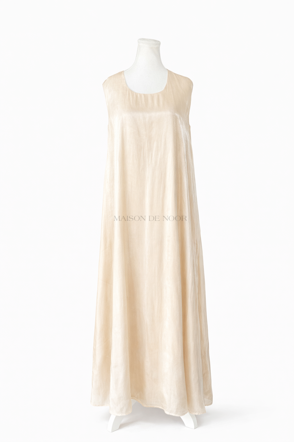 Pearl Embellished Abaya 5-Piece Set - Shimmery Gold